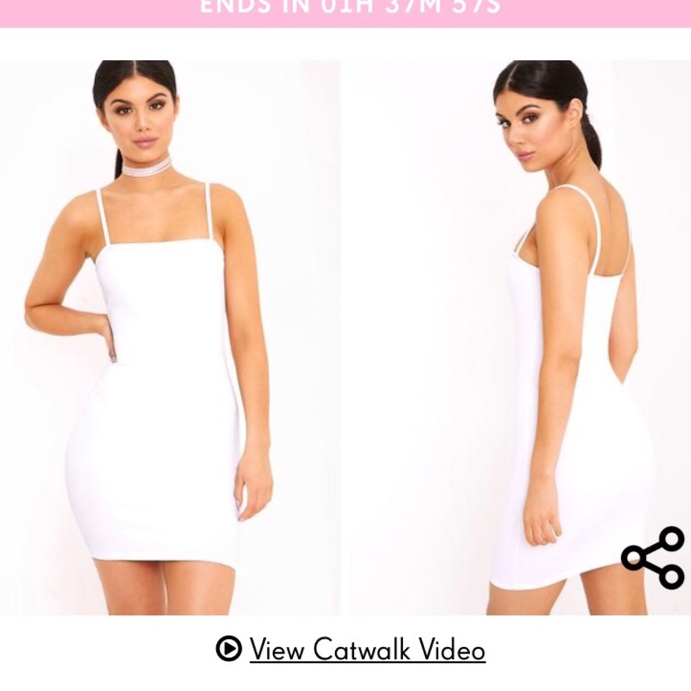 White body con dress 💖
